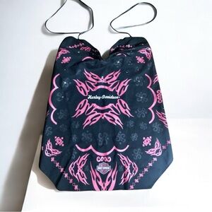 Harley Davidson Bandana Halter Style Top Size OS Pre-Loved